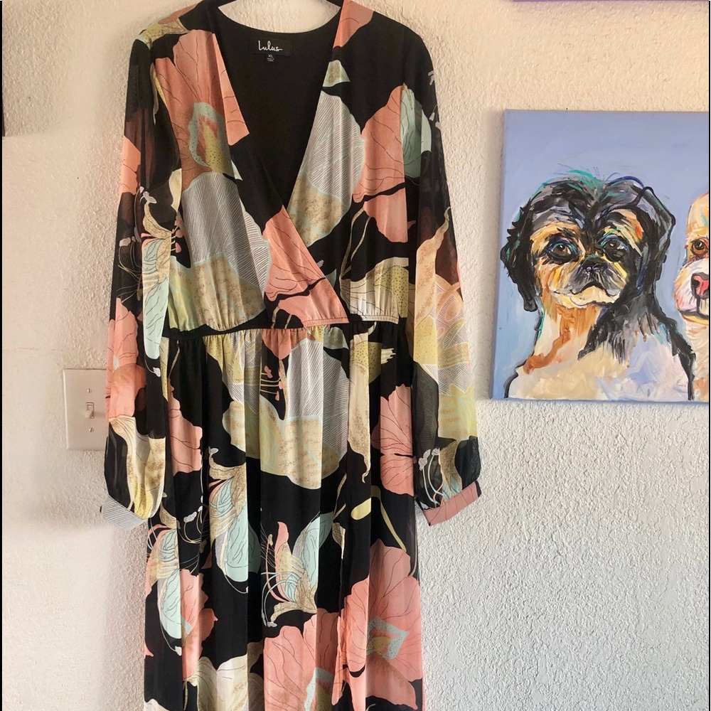 Lulu’s water lily floral dress